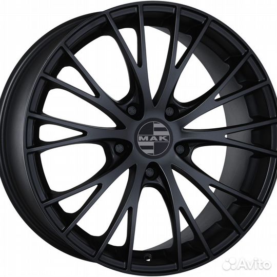 R19 5x114,3 9J ET45 D70,6 MAK Rennen Matt Black