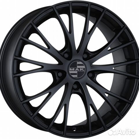 R19 5x114,3 9J ET45 D70,6 MAK Rennen Matt Black
