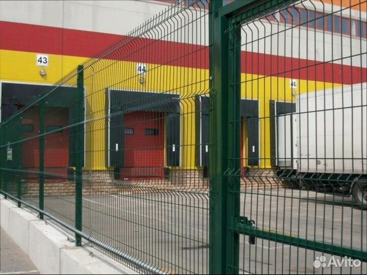 Сетка для забора 3Д