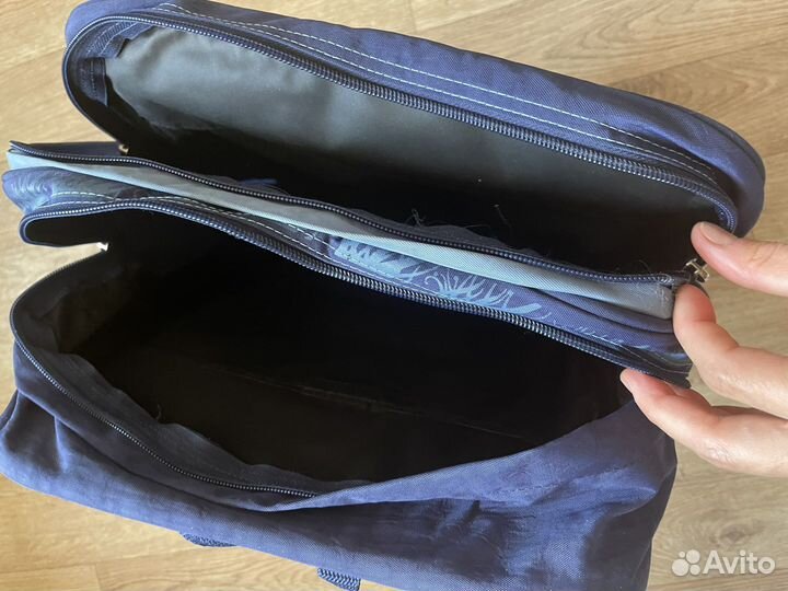 Ранец школьный для девочки синий 4you