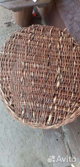 Корзина плетеная старинная