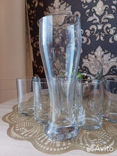 Набор стаканов 0,3 мл. Стекло