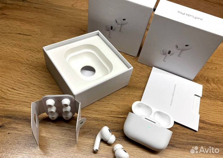 Наушники AirPods pro 2 чип Airoha toп+ чехол