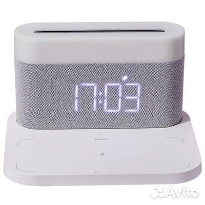 Светодиодная лампа, беспроводная зарядка, будильни