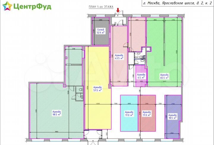 Под Сухофрукты/Кондитерские Изделия 6.5 м²