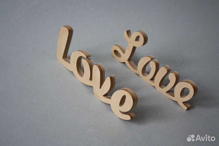 Надписи из дерева, Объемные буквы для свадьбы, бук