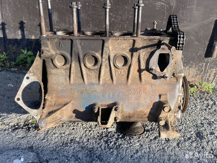 Блок цилиндров Ваз 2106, 1.6л, Двс Классика Жигули