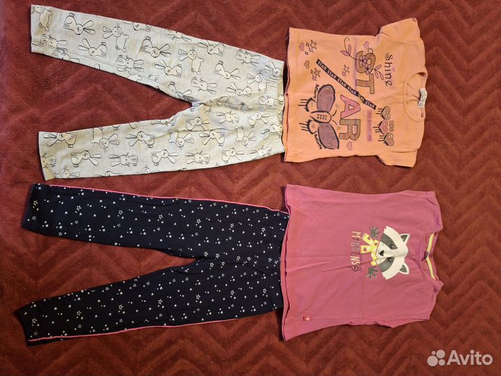 Детские вещи на девочку пакетом 86 92