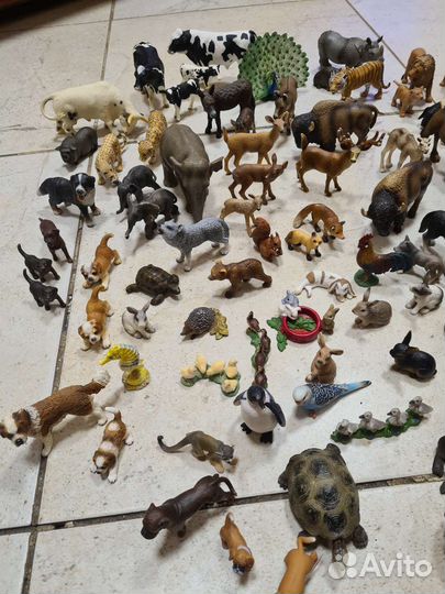 Фигурки schleich 120шт