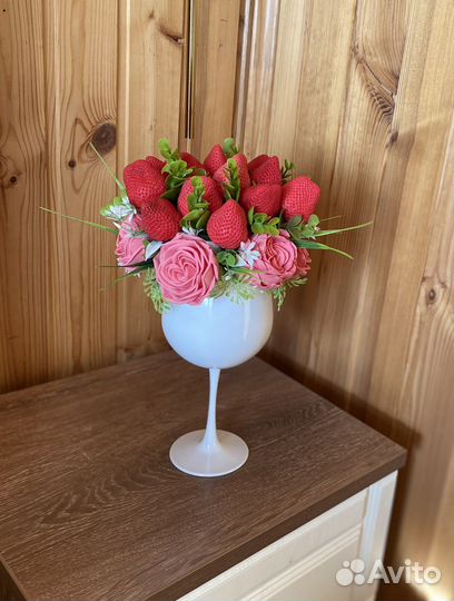 Букет цветов из мыла