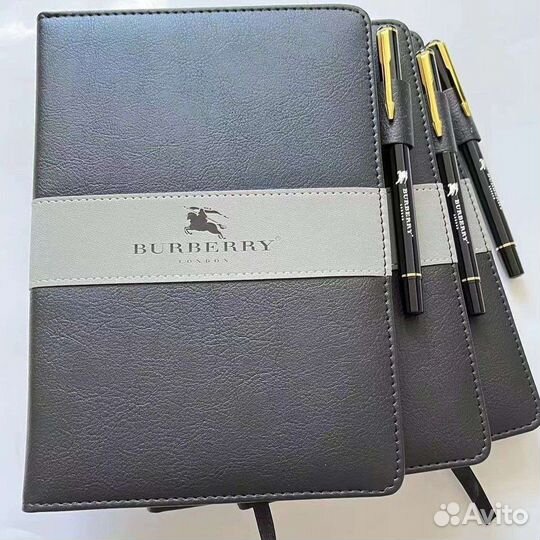 Блокнот Burberry с ручкой