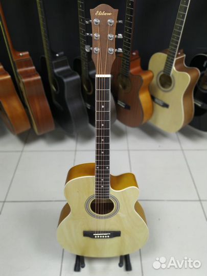 Гитара Акустическая Натуральная Матовая Новая