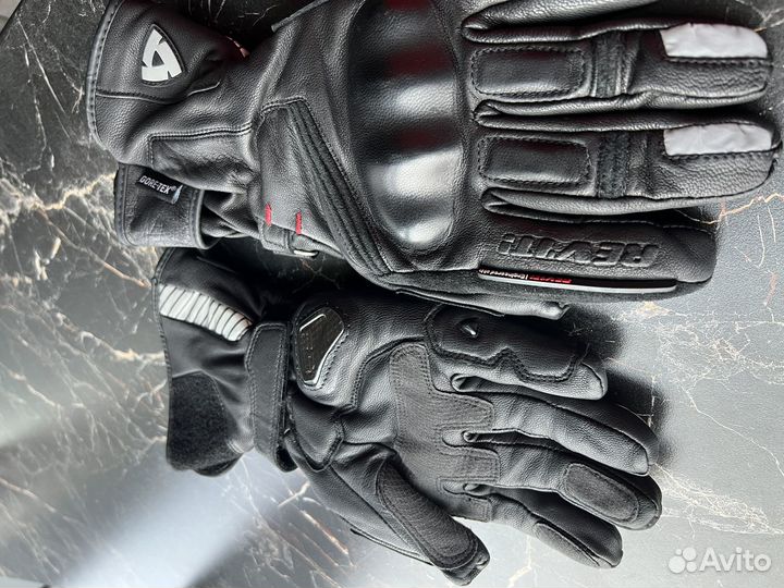 Мотоперчатки кожаные