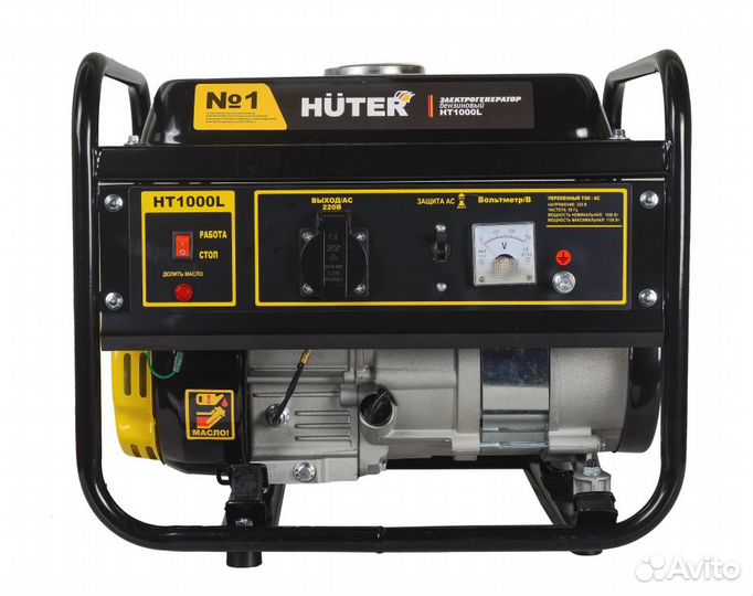 Бензогенератор Huter HT1000L (1,5 кВт)