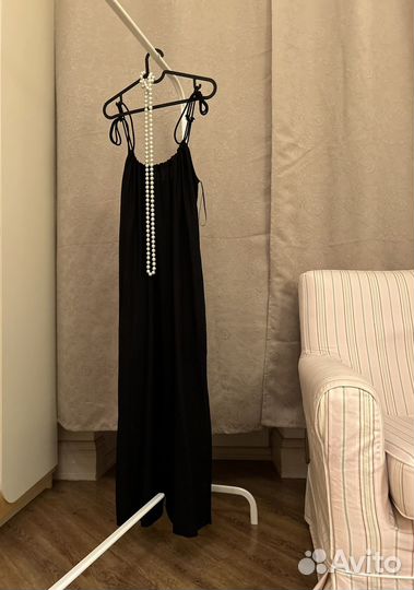 Платье сарафан лен 44-46 mango