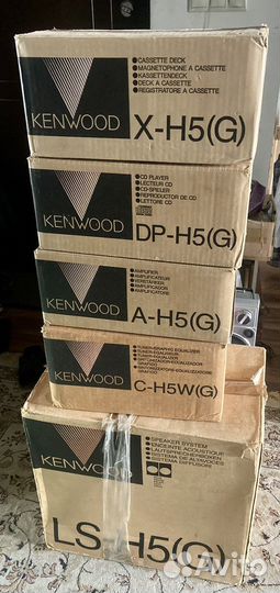 Kenwood A-H5 C-H5 DP-H5 X-H5 LS-H5 коробочный