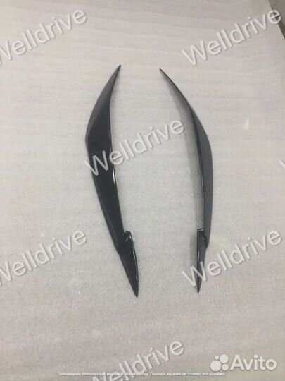 Реснички передние BMW X6 E71 на фары