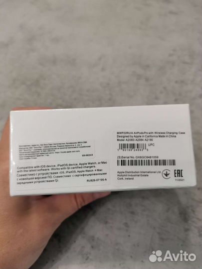 Беспроводные наушники apple airpods pro новые