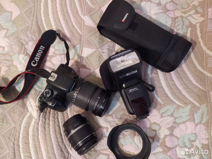 Продам фотоаппарат Canon EOS 550D, + два объктива