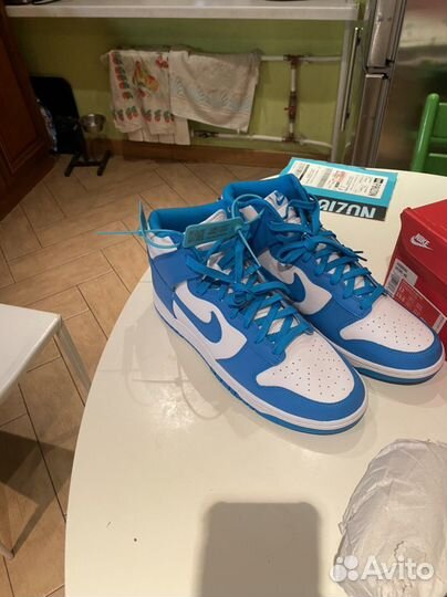 Nike dunk high laser blue