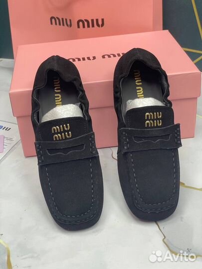 Лоферы miu miu