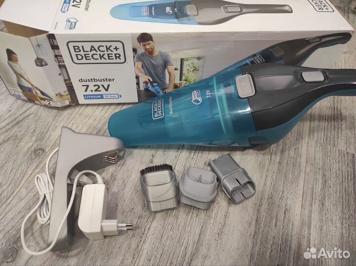 Пылесос аккумуляторный Black+Decker WDC215WA