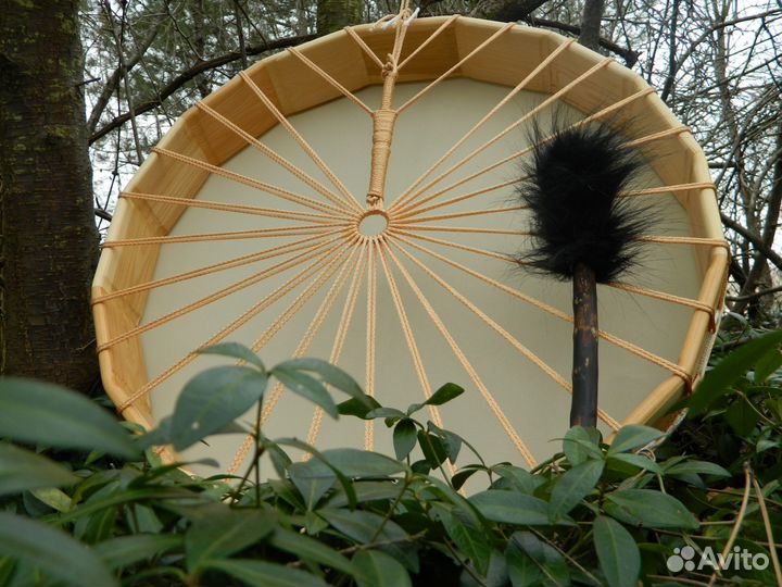 Шаманский бубен 60см пвх