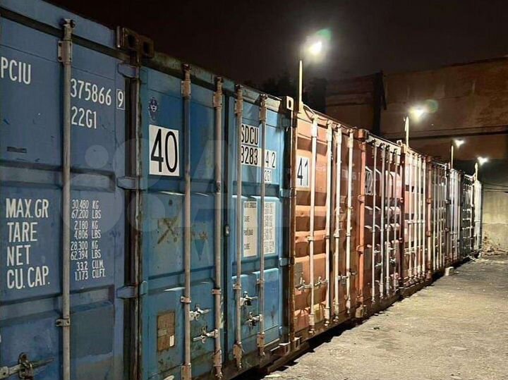 Сухой морской контейнер под склад