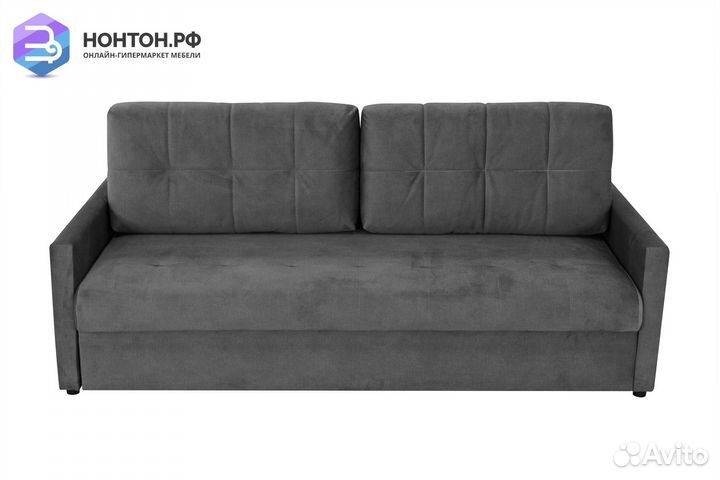 Диван еврокнижка Норд темно-серый