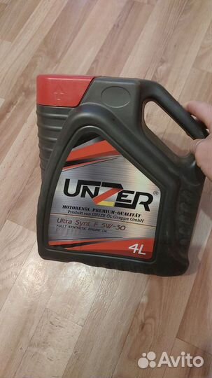 Масло моторное 5w30 unzer