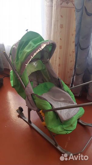 Коляска санки