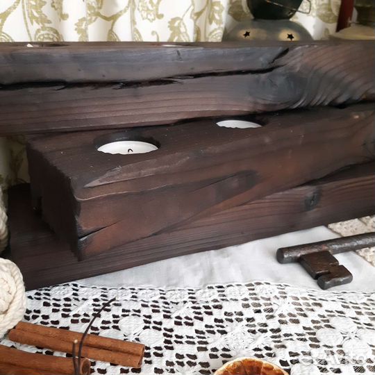 Подсвечник ручная работа