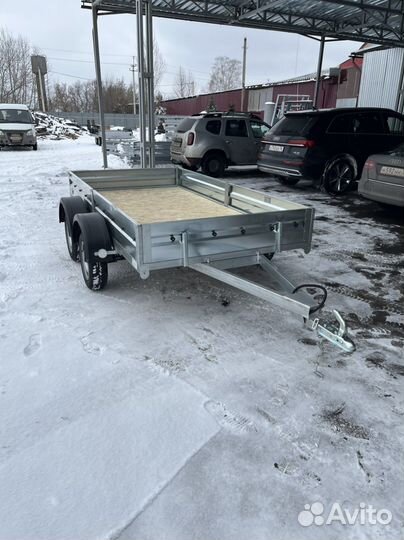 Прицеп цм эко плюс 3*1.57 2хосн без колес и тента