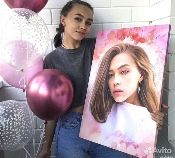 Портрет на холсте 60х80