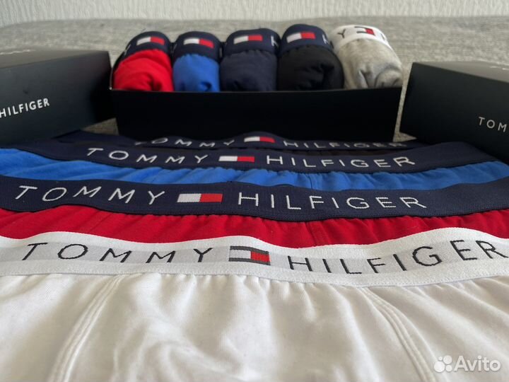 Трусы мужские боксеры tommy hilfiger 10 шт