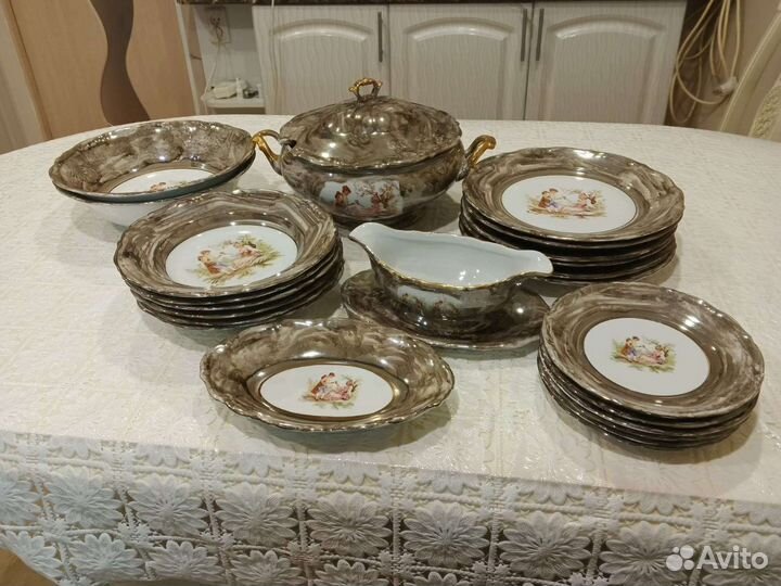 Набор столовой посуды фарфор