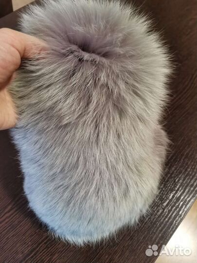 Воротник песец с сединой