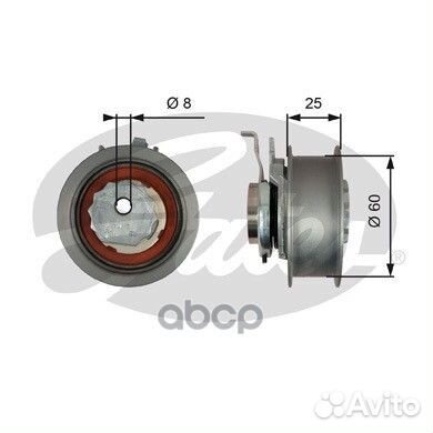Ролик ремня грм VAG 1.0-1.6 11- T43247 Gates