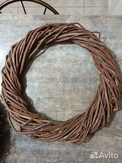 Заготовки для рождественских венков