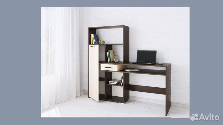 Компьютерный стол Квартет 8 венге