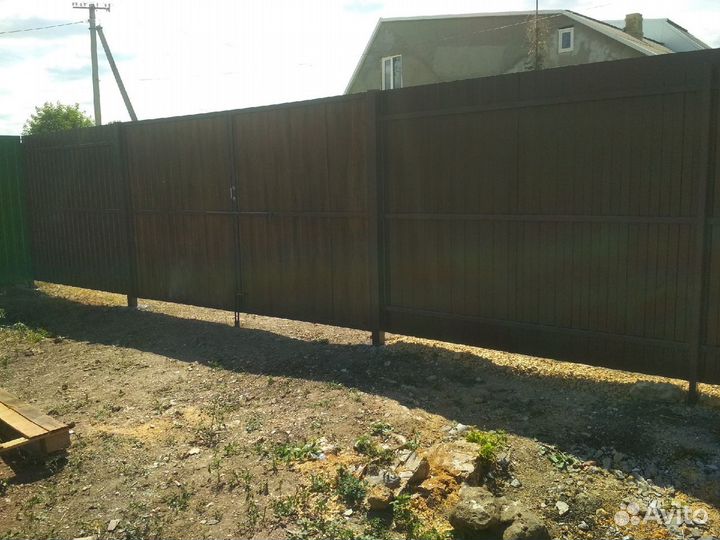 Заборы из Профнастила, 3Д сетки, Евроштакетника