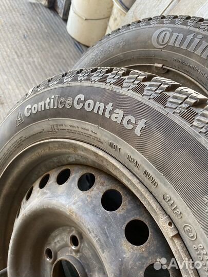 Колеса r15 зимние Continental ContiIceContact