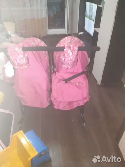 Санки коляска для двойни