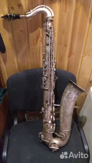Саксофон РСФСР 1930-е, посеребрение, Ленинград