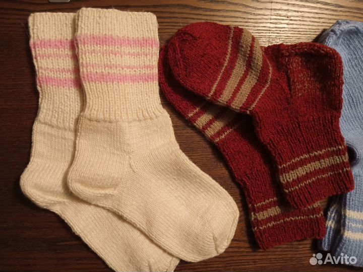 Носки вязаные, шерсть