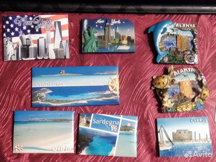 Магниты сувениры со всего Света