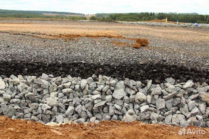 Щебень гравийный