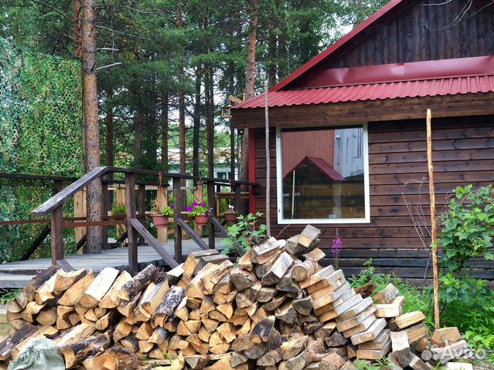 Баня на дровах с чаном