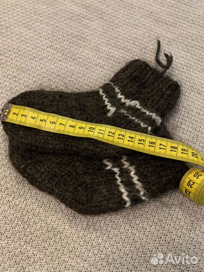 Носки вязаные детские шерстяные