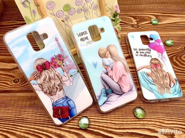 Чехол на samsung Galaxy A6, J4, 2018